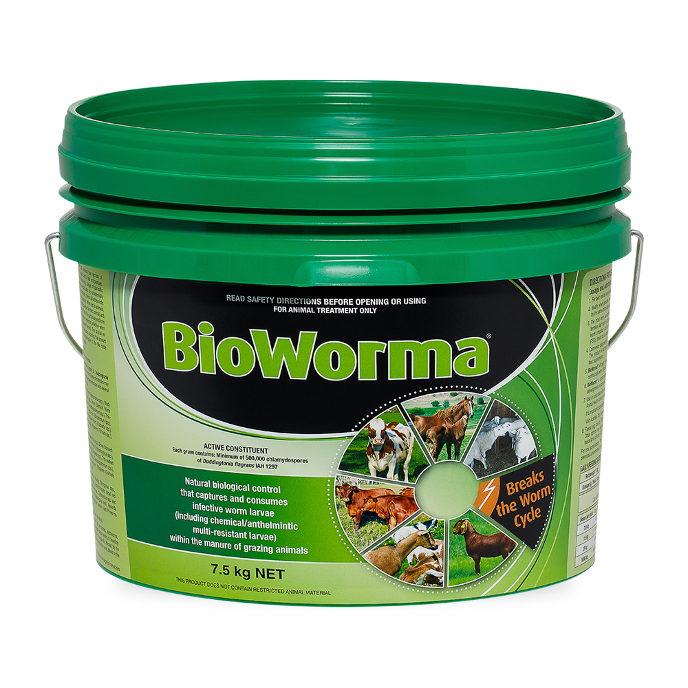 Bioworma in Green Bucket, Biological Worm Control 7.5kg
