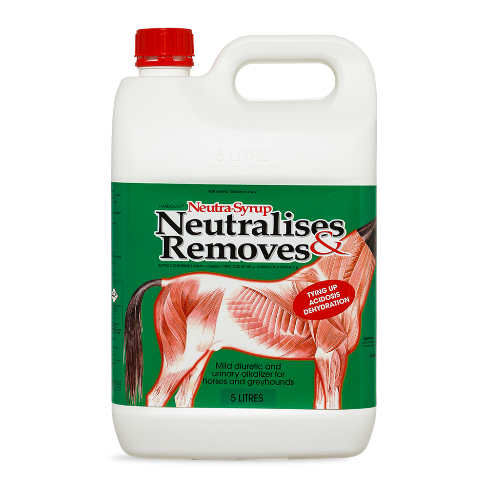 Neutra Syrup Horse Diuretic & Urinary Alkaliser for flushing kidneys after exercise in 5L Container